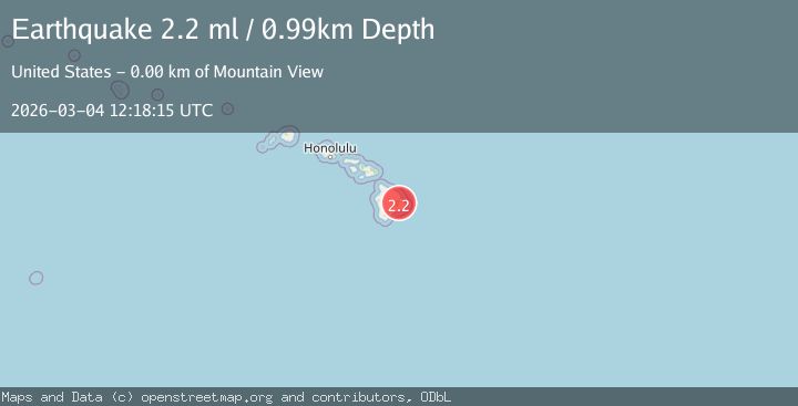 Map of ISLAND OF HAWAII, HAWAII