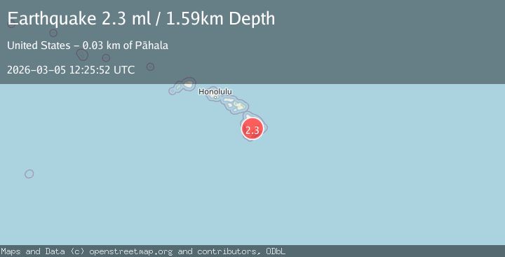 Map of ISLAND OF HAWAII, HAWAII