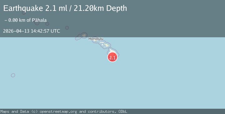 Map of ISLAND OF HAWAII, HAWAII