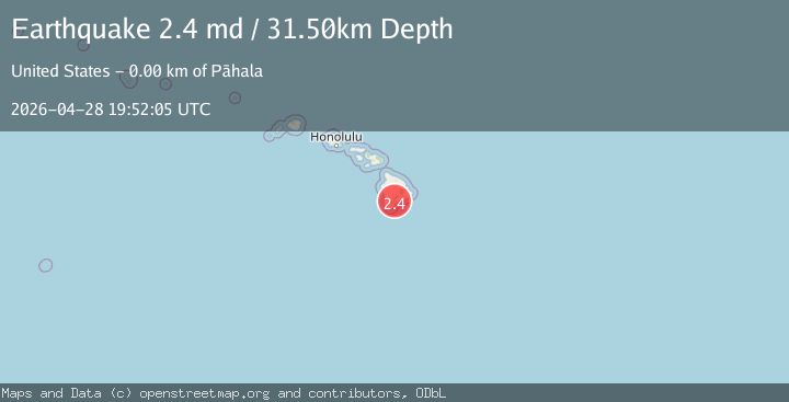 Map of ISLAND OF HAWAII, HAWAII