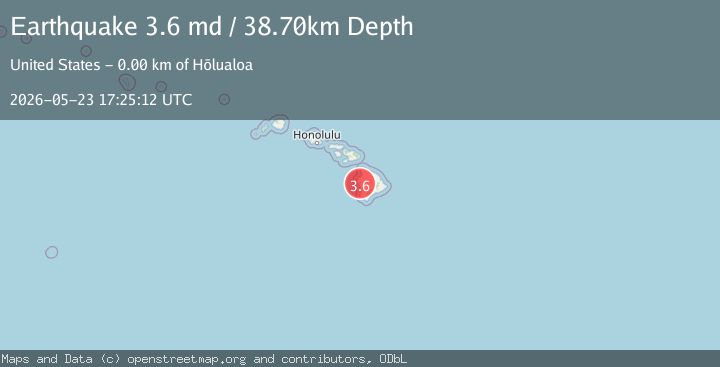 Map of ISLAND OF HAWAII, HAWAII