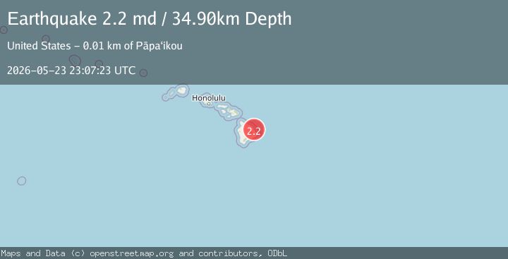 Map of ISLAND OF HAWAII, HAWAII