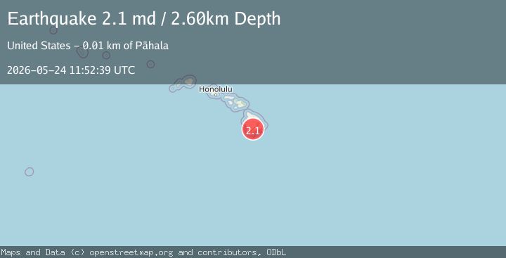 Map of ISLAND OF HAWAII, HAWAII