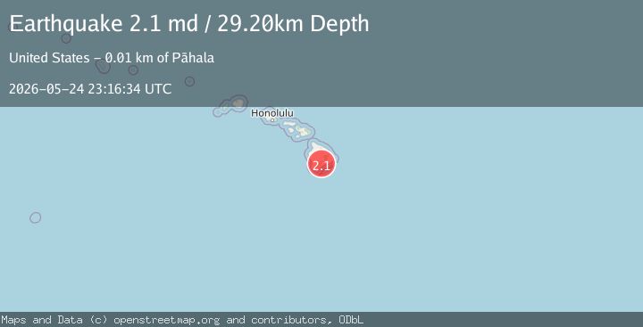 Map of ISLAND OF HAWAII, HAWAII