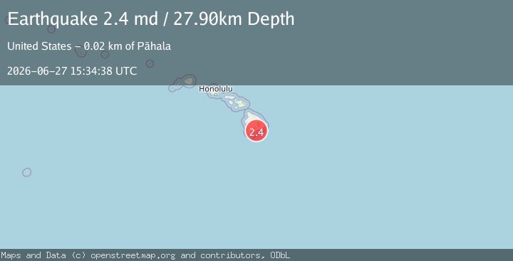 Map of ISLAND OF HAWAII, HAWAII