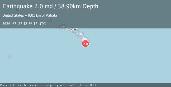 Map of ISLAND OF HAWAII, HAWAII