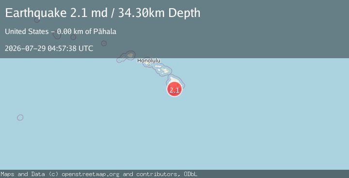 Map of ISLAND OF HAWAII, HAWAII