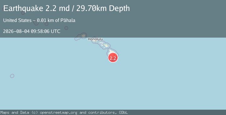 Map of ISLAND OF HAWAII, HAWAII