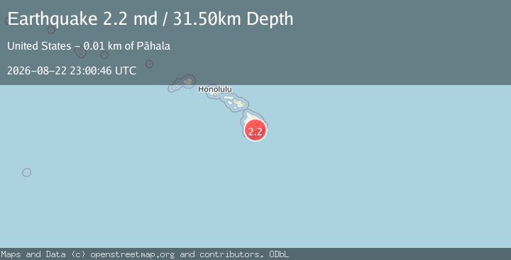 Map of ISLAND OF HAWAII, HAWAII