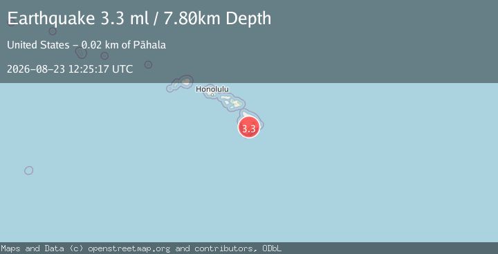 Map of ISLAND OF HAWAII, HAWAII