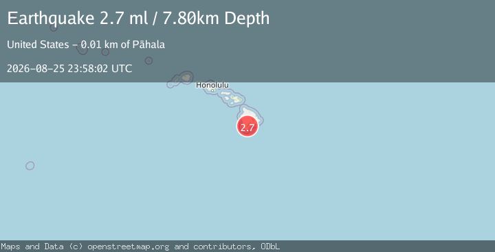 Map of ISLAND OF HAWAII, HAWAII