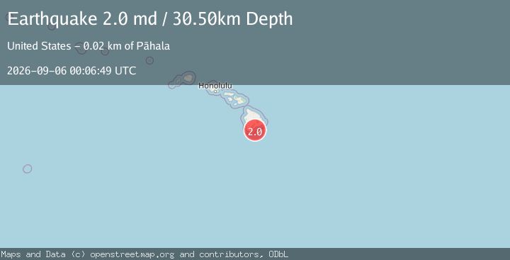 Map of ISLAND OF HAWAII, HAWAII