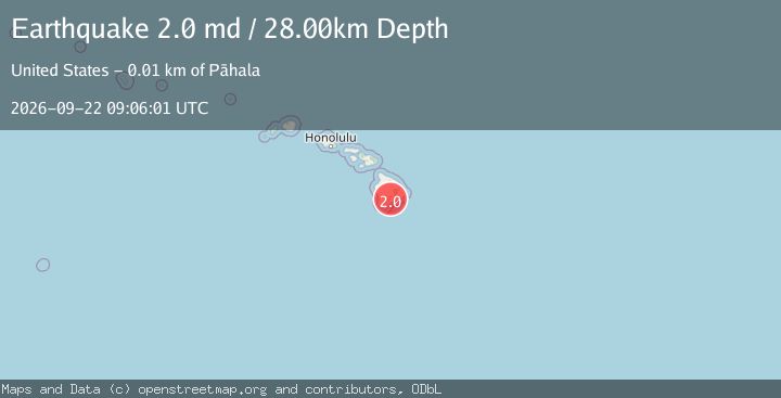 Map of ISLAND OF HAWAII, HAWAII