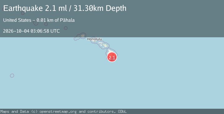 Map of ISLAND OF HAWAII, HAWAII