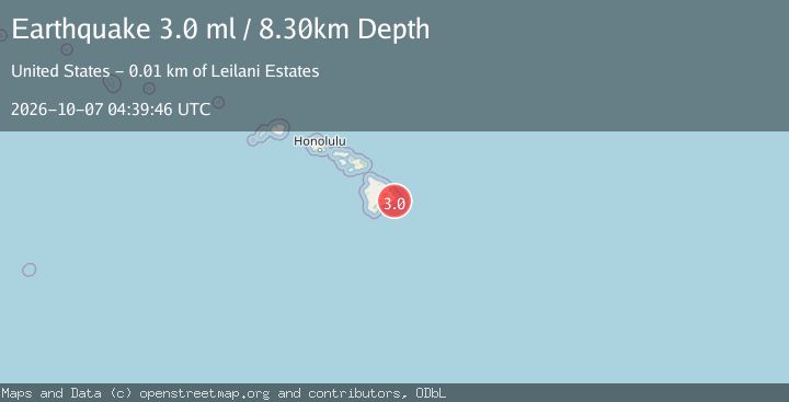 Map of HAWAII REGION, HAWAII