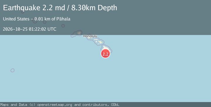Map of ISLAND OF HAWAII, HAWAII