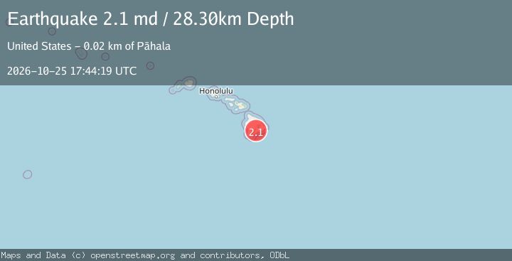 Map of ISLAND OF HAWAII, HAWAII