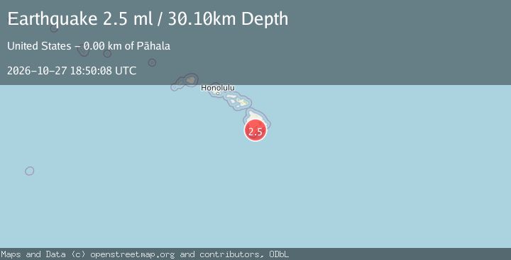 Map of ISLAND OF HAWAII, HAWAII