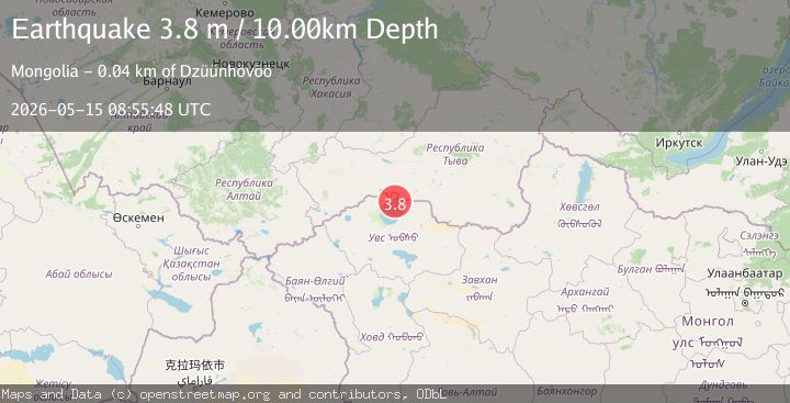 Map of RUSSIA-MONGOLIA BORDER REGION