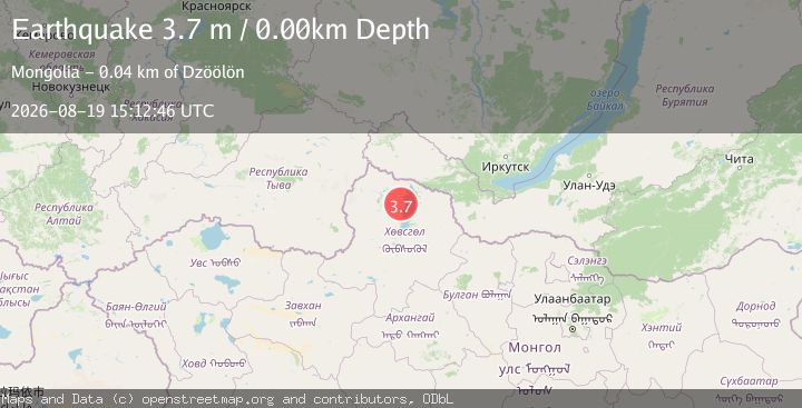 Map of RUSSIA-MONGOLIA BORDER REGION