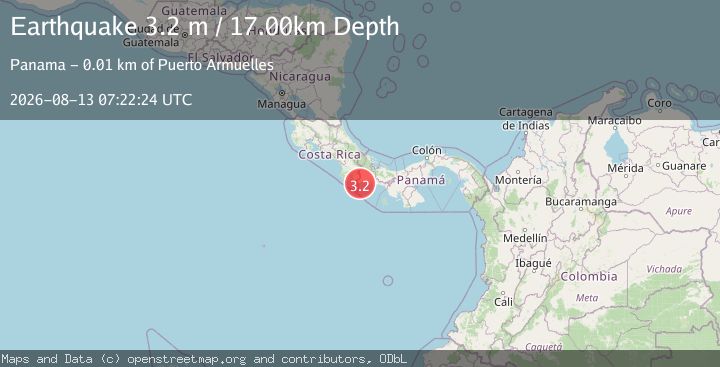 Map of PANAMA-COSTA RICA BORDER REGION