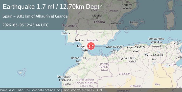 Map of STRAIT OF GIBRALTAR