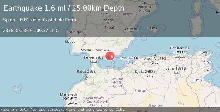 Map of STRAIT OF GIBRALTAR