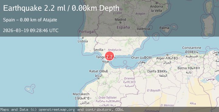 Map of STRAIT OF GIBRALTAR