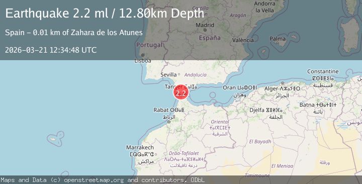 Map of STRAIT OF GIBRALTAR