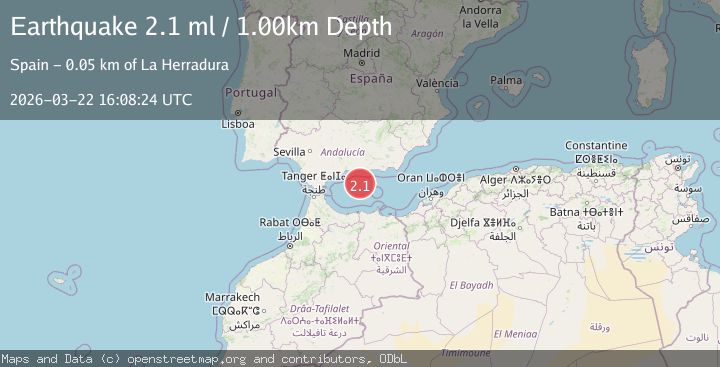 Map of STRAIT OF GIBRALTAR