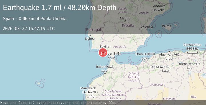 Map of STRAIT OF GIBRALTAR