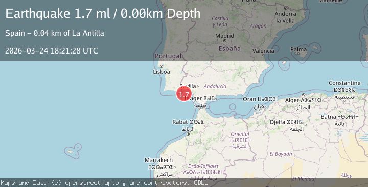 Map of STRAIT OF GIBRALTAR