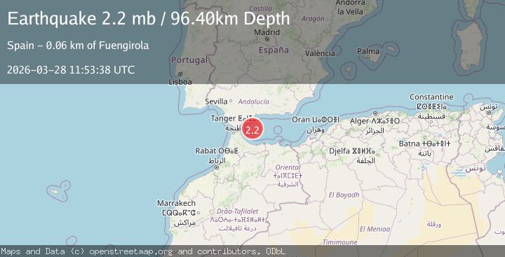 Map of STRAIT OF GIBRALTAR