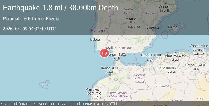 Map of STRAIT OF GIBRALTAR