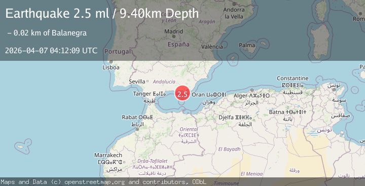 Map of STRAIT OF GIBRALTAR