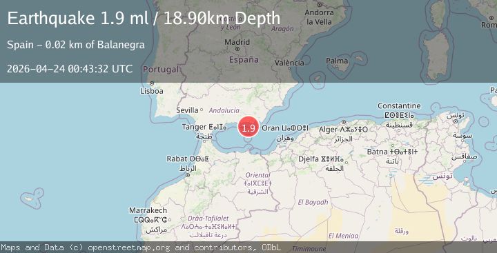 Map of STRAIT OF GIBRALTAR