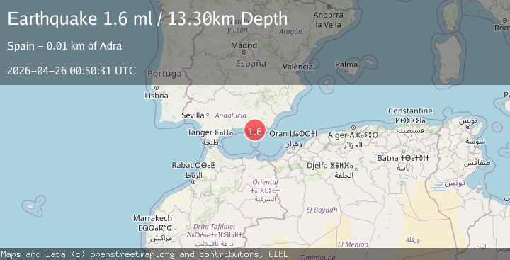 Map of STRAIT OF GIBRALTAR