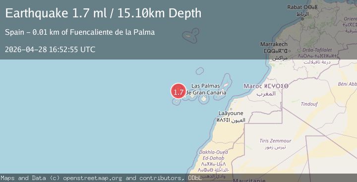 Map of CANARY ISLANDS, SPAIN REGION