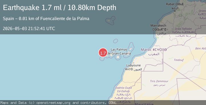 Map of CANARY ISLANDS, SPAIN REGION