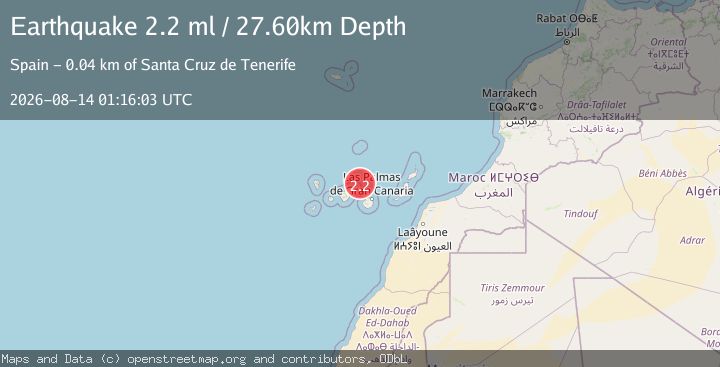 Map of CANARY ISLANDS, SPAIN REGION