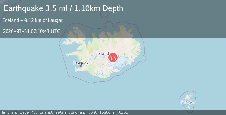 Map of ICELAND