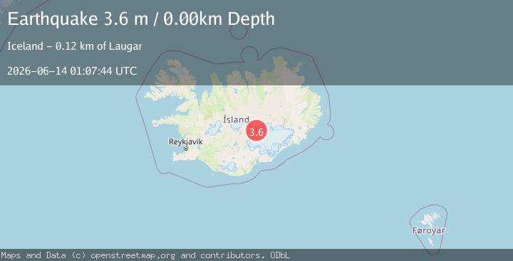 Map of ICELAND