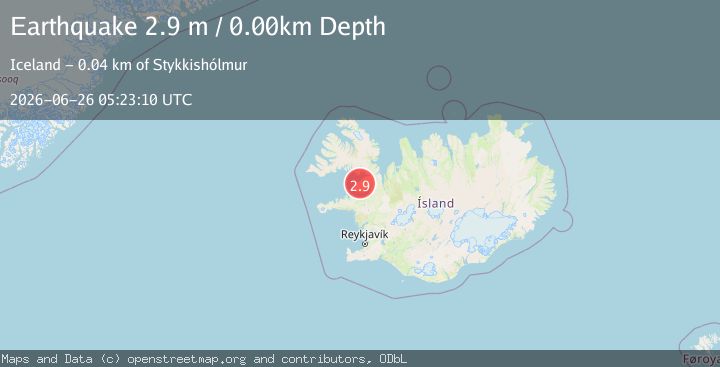 Map of ICELAND