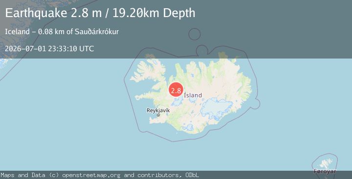 Map of ICELAND