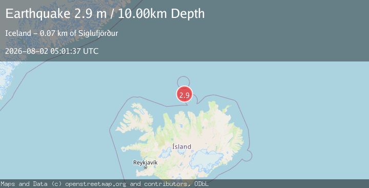 Map of ICELAND REGION
