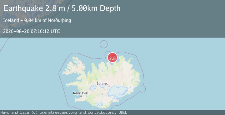 Map of ICELAND REGION