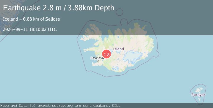 Map of ICELAND