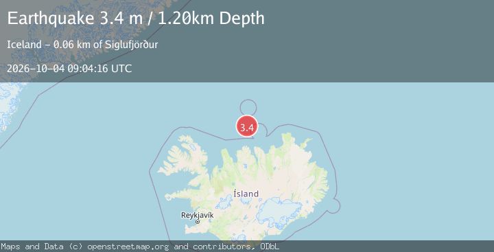Map of ICELAND REGION