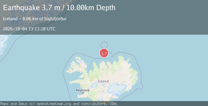 Map of ICELAND REGION