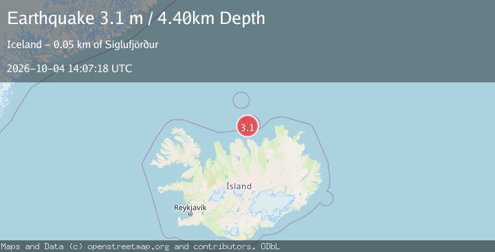 Map of ICELAND REGION